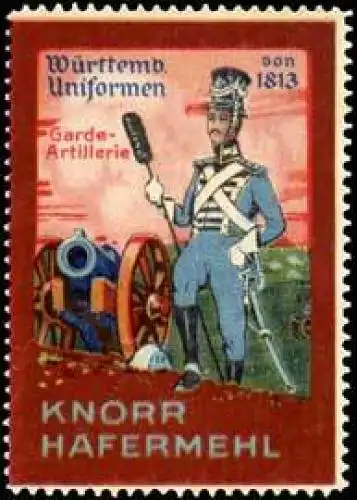 Uniform Garde-Artillerie - Knorr Hafermehl