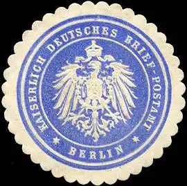 Kaiserlich Deutsches Brief - Postamt Berlin