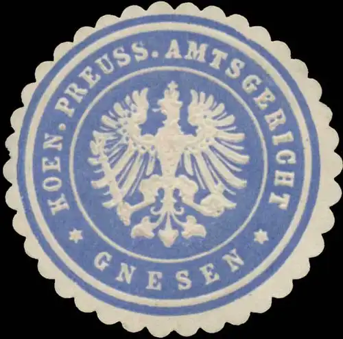 K.Pr. Amtsgericht Gnesen/Posen