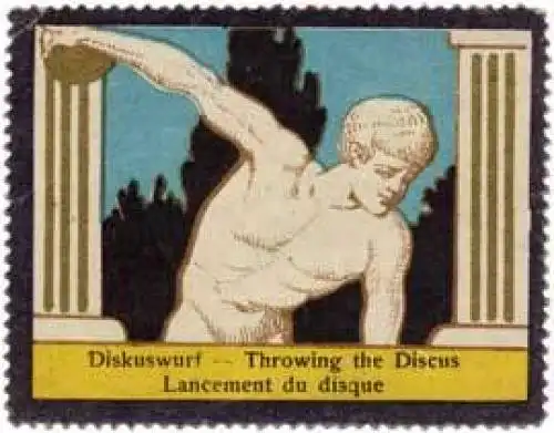 Diskuswurf Diskuswerfer