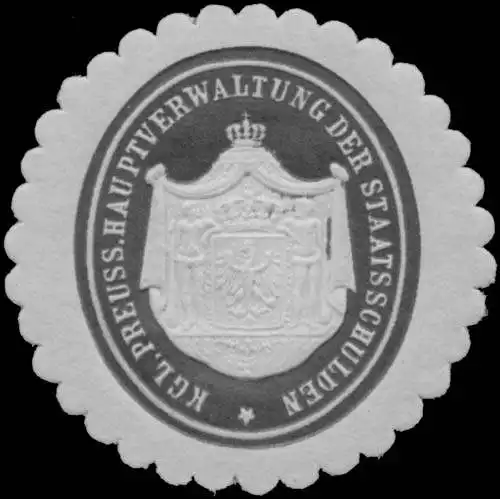K.Pr. Hauptverwaltung der Staatsschulden