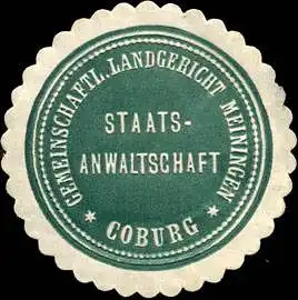 Gemeinschaftliches Landgericht Meiningen - Coburg - Staatsanwaltschaft