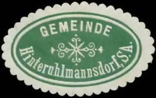 Gemeinde Hinteruhlmannsdorf