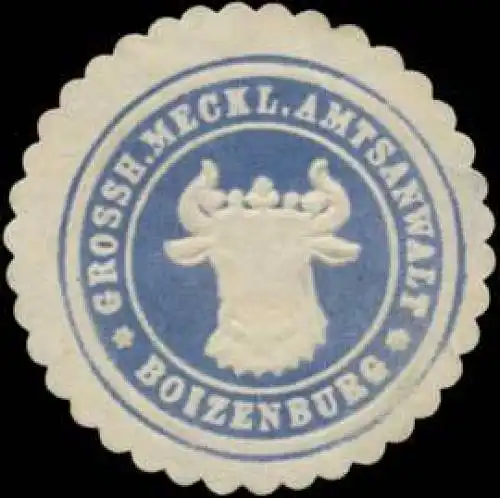 Gr. Meckl. Amtsanwalt Boizenburg