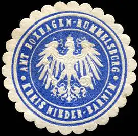 Amt Boxhagen - Rummelsburg - Kreis Nieder - Barnim