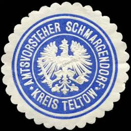 Amtsvorsteher Schmargendorf - Kreis Teltow