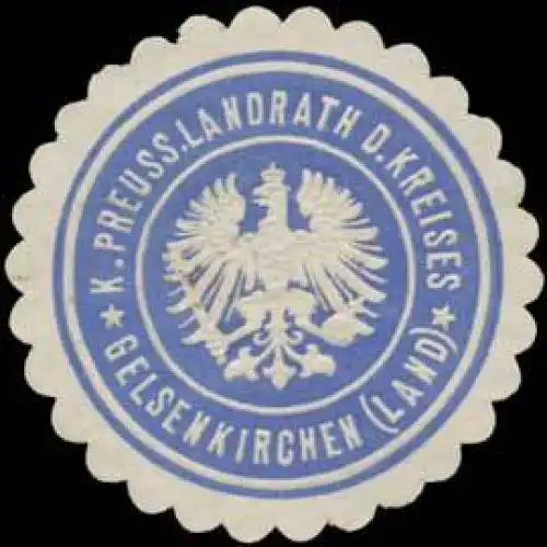 K. Pr. Landrath des Kreises Gelsenkirchen (Land)