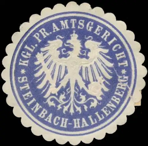 K.Pr. Amtsgericht Steinbach-Hallenberg