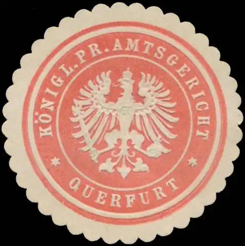 K. Pr. Amtsgericht Querfurt