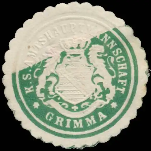 K.S. Amtshauptmannschaft Grimma
