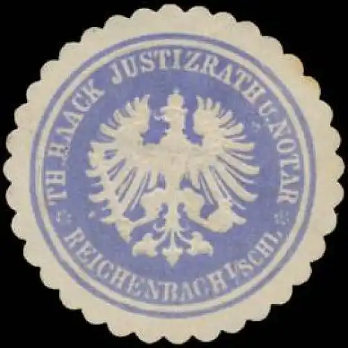 Th. Haack Justizrath und Notar