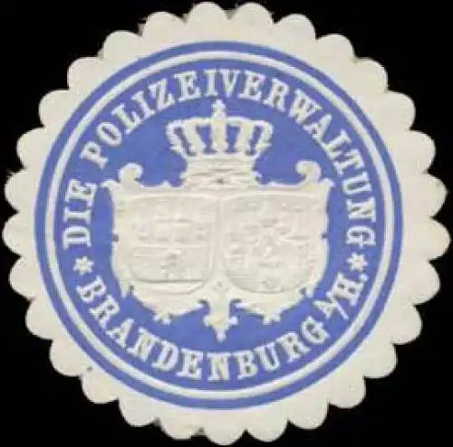 Die Polizeiverwaltung Brandenburg/Havel