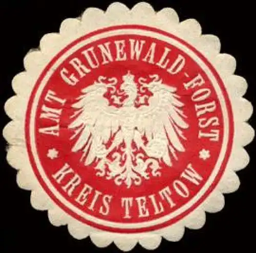 Amt Grunewald - Forst - Kreis Teltow