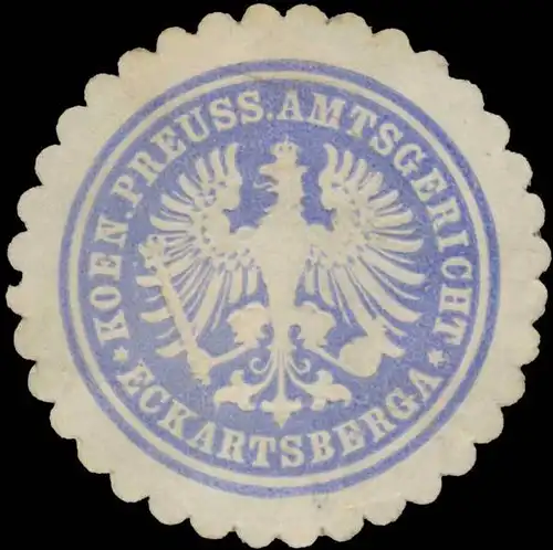 K.Pr. Amtsgericht Eckartsberga