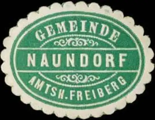 Gemeinde Naundorf Amtsh. Freiberg