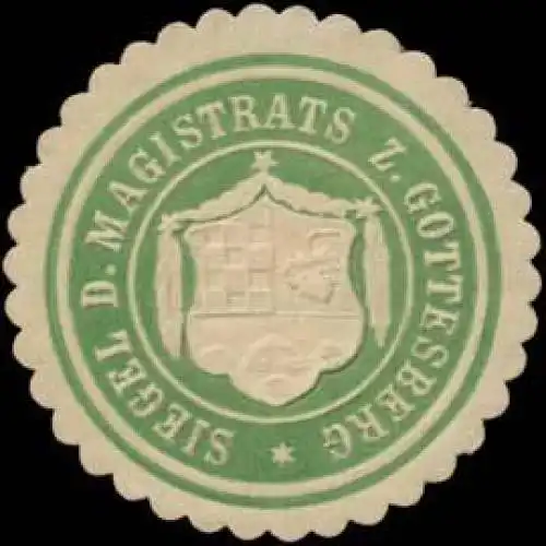 Siegel des Magistrats zu Gottesberg