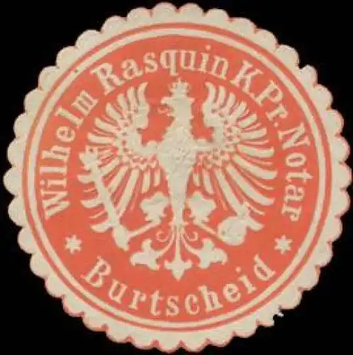 Wilhelm Rasquin K.Pr. Notar