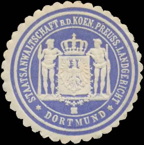 Staatsanwaltschaft b.d. K. Pr. Landgericht Dortmund
