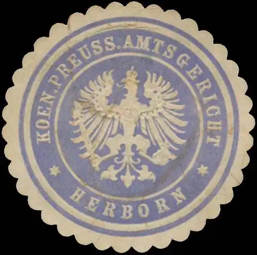 K. Pr. Amtsgericht Herborn