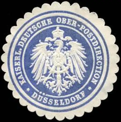 Kaiserliche Deutsche Ober - Postdirection - DÃ¼sseldorf