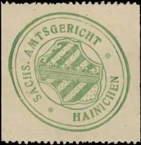 S. Amtsgericht Hainichen