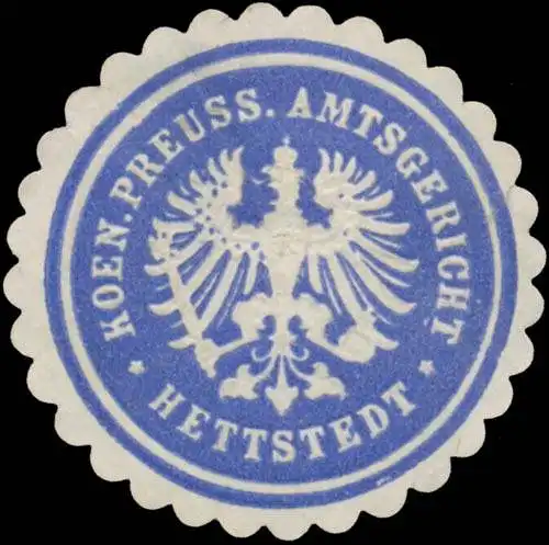 K. Pr. Amtsgericht Hettstedt