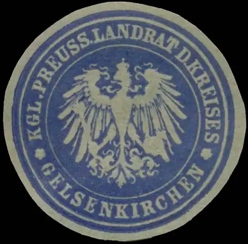 K.Pr. Landrat des Kreises Gelsenkirchen