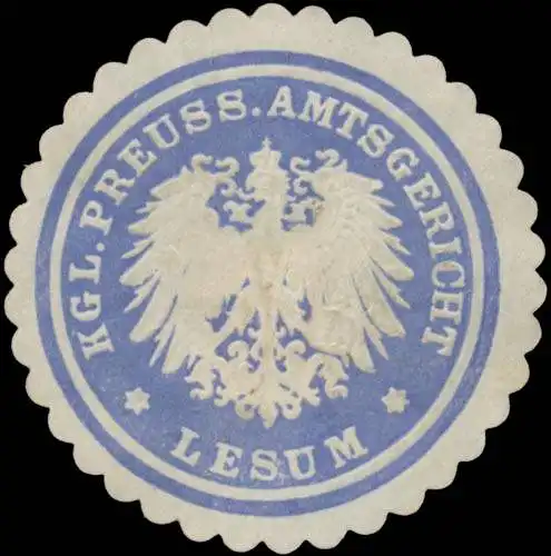 K. Pr. Amtsgericht Lesum