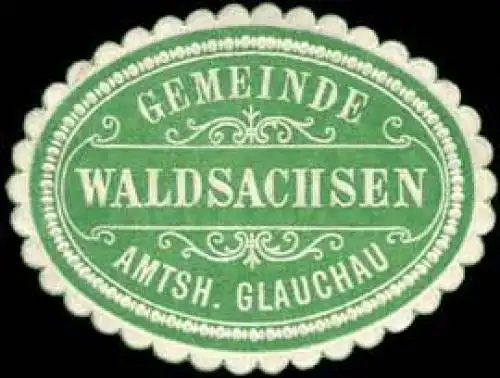 Gemeinde Waldsachsen - Amtshauptmannschaft Glauchau