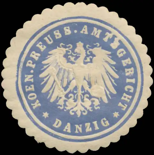 K.Pr. Amtsgericht Danzig