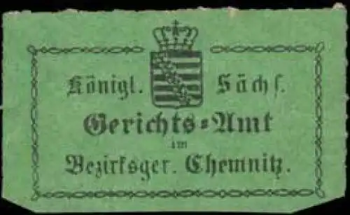 K.S. Gerichtsamt im Bezirksgericht Chemnitz