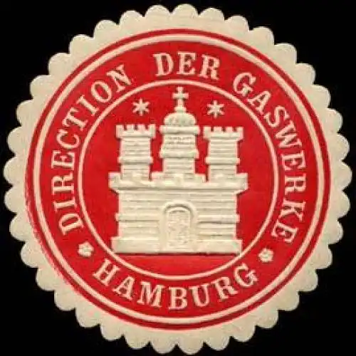 Direction der Gaswerke - Hamburg
