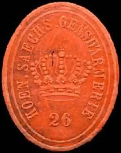 Koeniglich Saechsische Gensdarmerie 26
