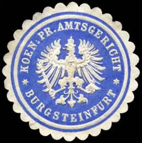 K. Pr. Amtsgericht - Burgsteinfurt