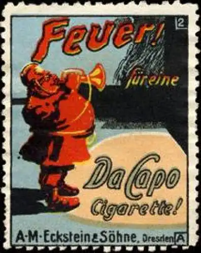 Feuerwehr-Mann - Zigaretten