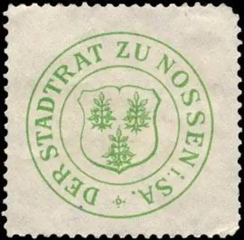 Der Stadtrat zu Nossen in Sachsen