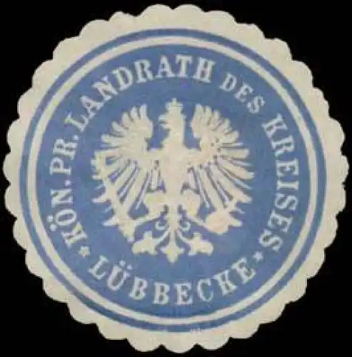 K.Pr. Landrath des Kreises LÃ¼bbecke