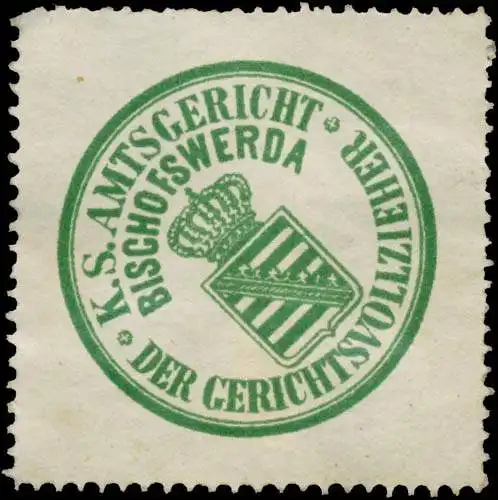Der Gerichtsvollzieher K.S. Amtsgericht Bischofswerda
