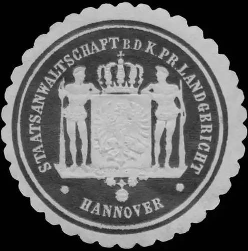 Staatsanwaltschaft b.d. K.Pr. Landgericht Hannover