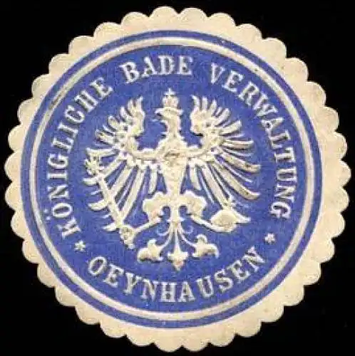 K. Bade Verwaltung - Oeynhausen