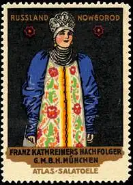 Russland Nowgorod Tracht