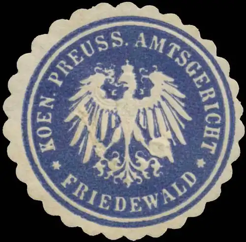 K.Pr. Amtsgericht Friedewald