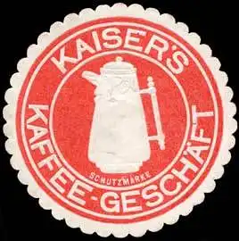 Kaisers Kaffee mit der Kaffeekanne