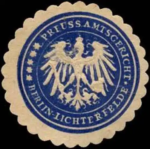 Preussisches Amtsgericht - Berlin - Lichterfelde