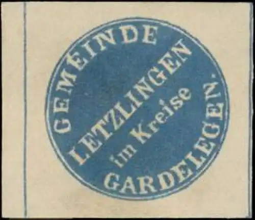 Gemeinde Letzlingen im Kreise Gardelegen