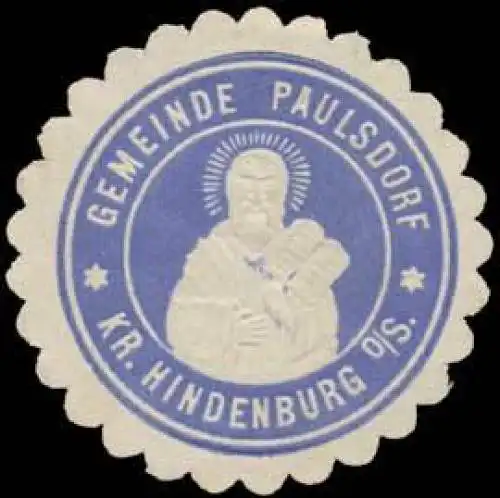 Gemeinde Paulsdorf Kr. Hindenburg/Schlesien