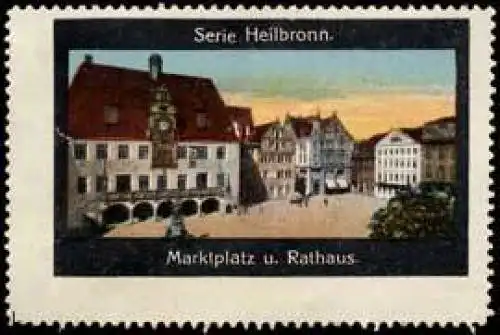 Marktplatz und Rathaus