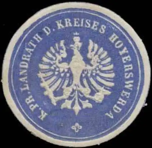 K. Pr. Landrath des Kreises Hoyerswerda