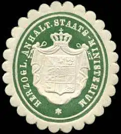 Herzoglich Anhaltisches Staats - Ministerium