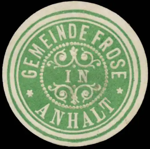 Gemeinde Frose in Anhalt